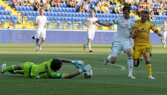 Aleksandr Shovkovskiy, Danilo Silva and Vladimir Homenyuk