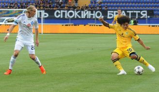 Domagoj Vida and Marcio Azevedo