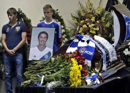 Farewell ceremony with Valentin Belkevich