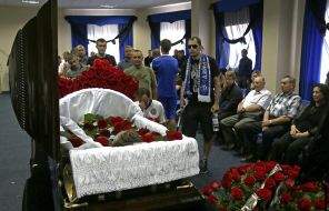 Farewell ceremony with Valentin Belkevich