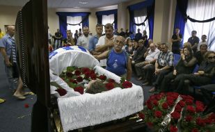 the farewell ceremony Valentin Belkevich