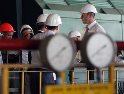 Vitaliy Klichko during an inspection of CHP-5