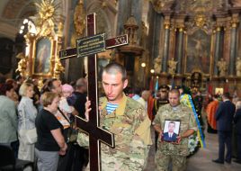 Церемония прощания с Кириллом Андреенко