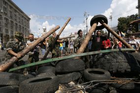 Cleaning on Independence Square