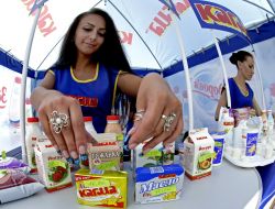 Participants of the festival "Ukrainian Milk Day"
