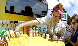 Participants of the festival "Ukrainian Milk Day"