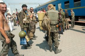 Военные 24-й механизированной бригады