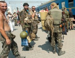 Военные 24-й механизированной бригады