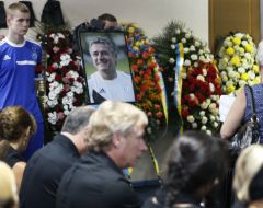 Farewell ceremony with Andrey Bal