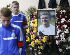 Farewell ceremony with Andrey Bal