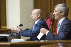 Aleksandr Turchinov and Ruslan Koshulinskiy