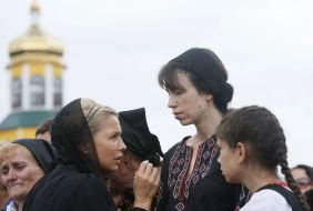 Yuliya Timoshenko and Tatyana Chernovol