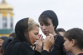 Yuliya Timoshenko and Tatyana Chernovol