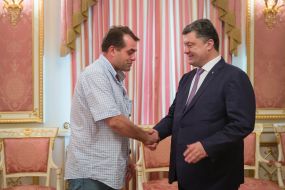 Петр Порошенко и Юрий Бирюков