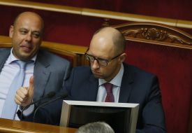 Yuriy Prodan and Arseniy Yatseniuk