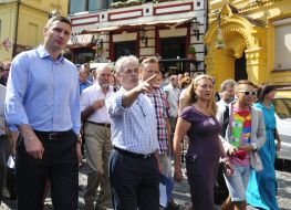 Vitali Klitschko and Sergey Tselovalnik