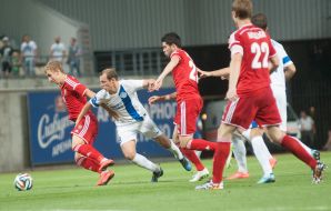 Playing moment of match