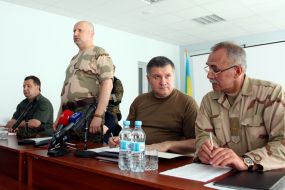 Arsen Avakov and Aleksandr Turchinov