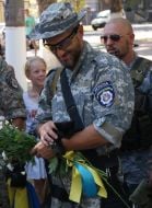 Soldier of special battalion "Nikolaev"