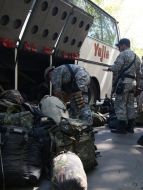 Soldiers of special battalion "Nikolaev"