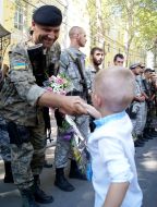 Soldier of special battalion "Nikolaev"