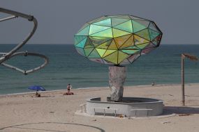 Empty territory of "Kazantip Republic"