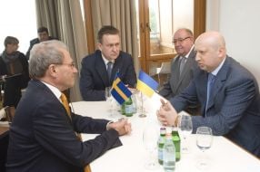 Aleksandr Turchinov and Per Westerberg