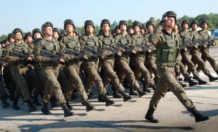 Soldiers of the National Guard of Ukraine