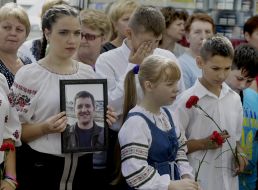 Opening of a commemorative plaque in honor of Hero of Heaven Hundreds Andrey Chernenko