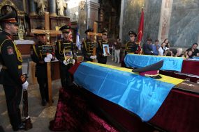 Farewell ceremony with Yuriy Dumansky and Vladislav Muravyov