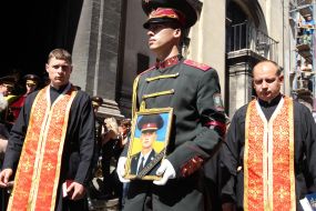 Farewell ceremony with Yuriy Dumansky and Vladislav Muravyov