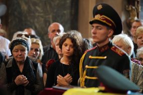 Farewell ceremony with Yuriy Dumansky and Vladislav Muravyov