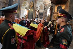 Farewell ceremony with Yuriy Dumansky and Vladislav Muravyov