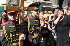 Farewell ceremony with Yuriy Dumansky and Vladislav Muravyov