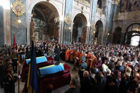 Farewell ceremony with Yuriy Dumansky and Vladislav Muravyov