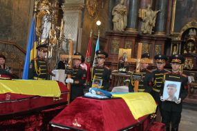 Farewell ceremony with Yuriy Dumansky and Vladislav Muravyov