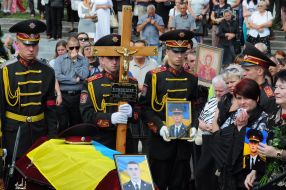 Farewell ceremony with Yuriy Dumansky and Vladislav Muravyov