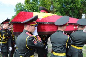 Farewell ceremony with Yuriy Dumansky and Vladislav Muravyov