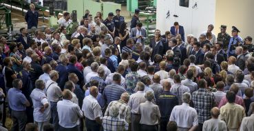 Петро Порошенко на заводі "Нібулон"