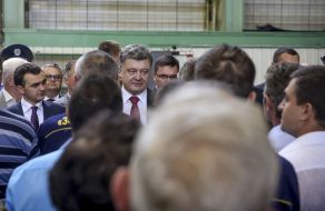 Петро Порошенко на заводі "Нібулон"