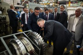 Петро Порошенко на ДП "Зоря" - "Машпроект"