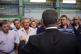 Петро Порошенко на ДП "Зоря" - "Машпроект"