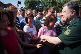 Петро Порошенко на заводі "Нібулон"