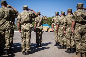 Soldiers of the 79th separate airborne brigade