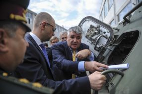 Arseniy Yatsenyuk and Oleg Vysotsky