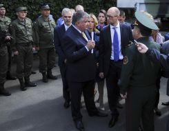 Arseniy Yatsenyuk and Oleg Vysotsky