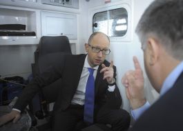 Arseniy Yatsenyuk and Oleg Vysotsky