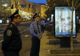 Military parade rehearsal