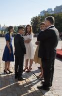 Petr Poroshenko with family