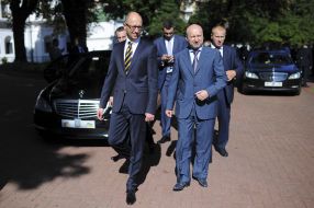 Aleksandr Turchinov and Arseniy Yatsenyuk